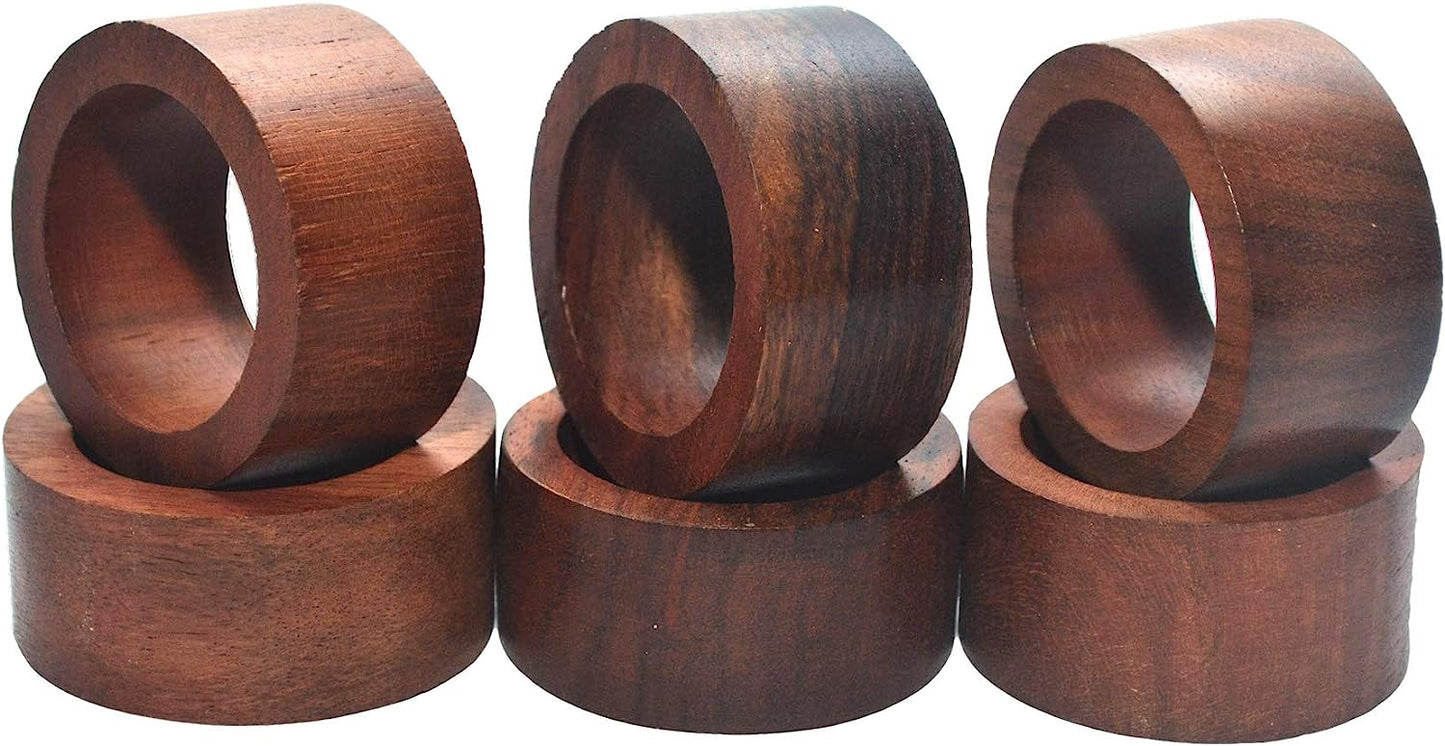Rustic Wood Napkin Rings