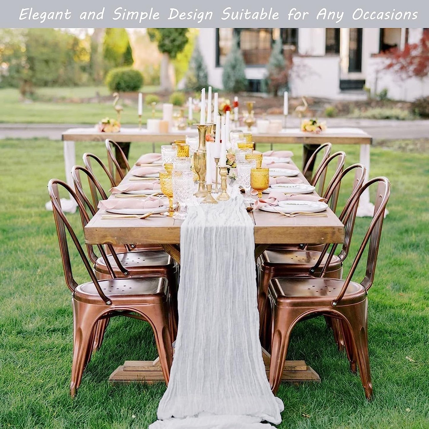 Cheesecloth Table Runners - 10ft